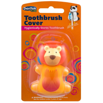 Dentek Toothbrush Protector Kids Lion Penguin Safe storages Against Bacterias