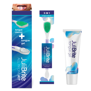 JuliBrite®️ Tongue Cleaning Kit