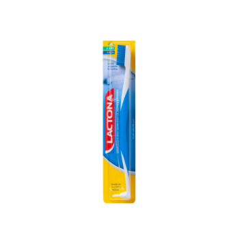 Lactona iQ+ Soft Toothbrush hard-to-reach areas behind teeth tartar 