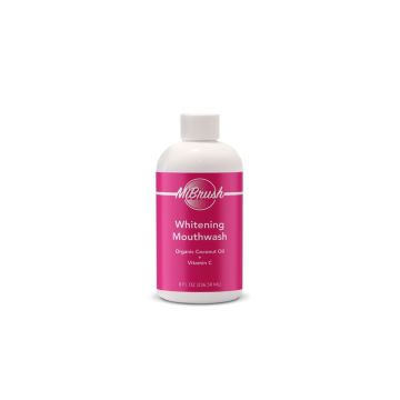 MiBrush Whitening Moutwash activated charcoal vitamin c coconut oil vegan
